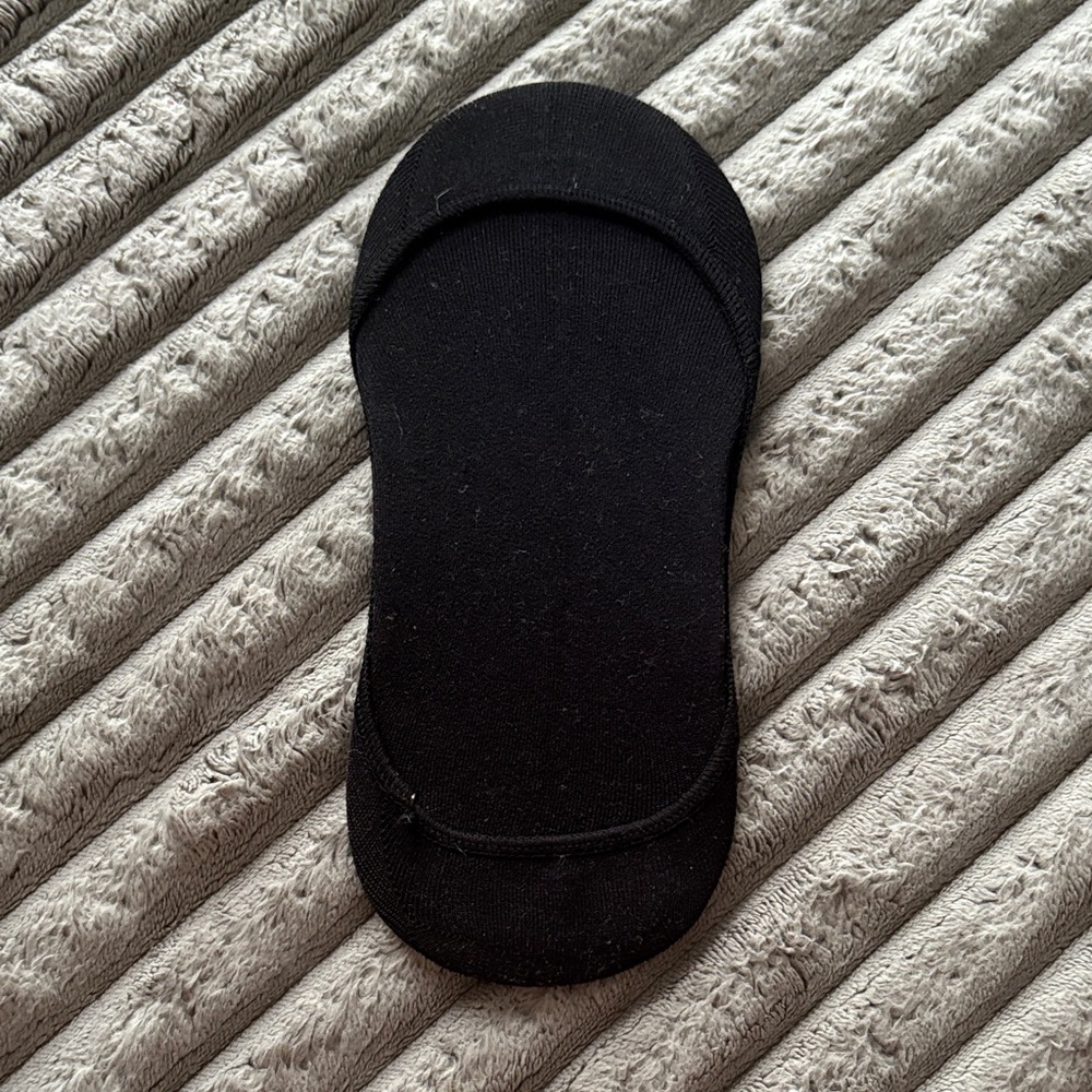 Black No-Show Sock